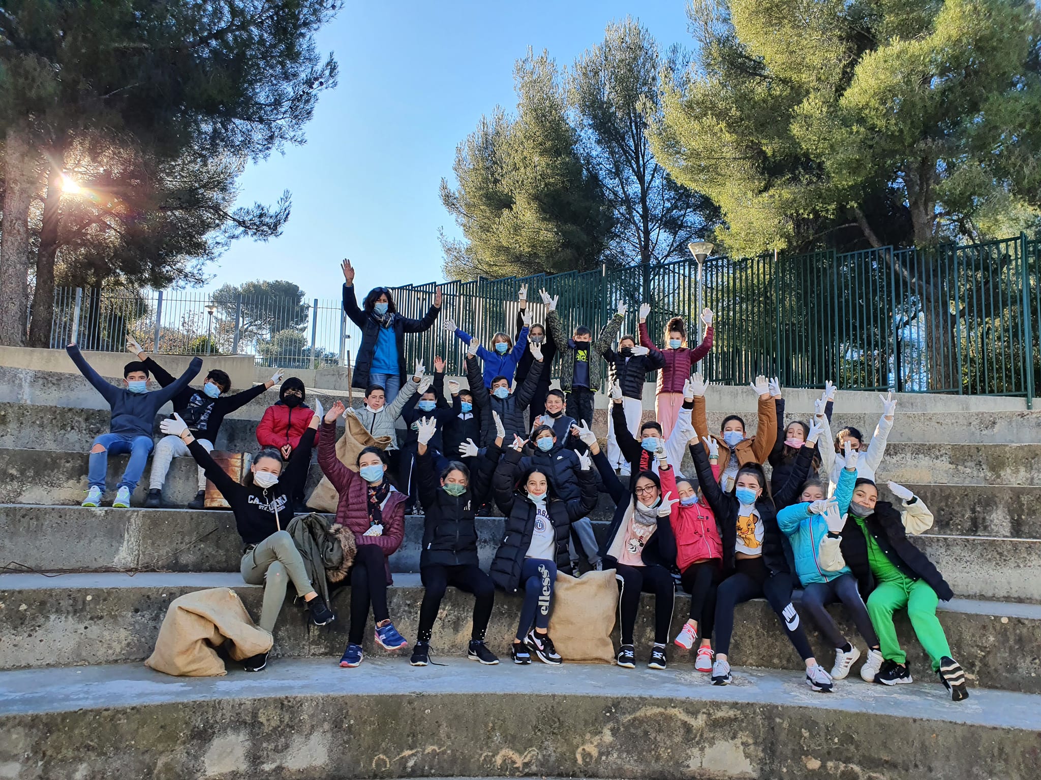 Récupérer, réutiliser  bonnes résolutions au collège d'Allauch